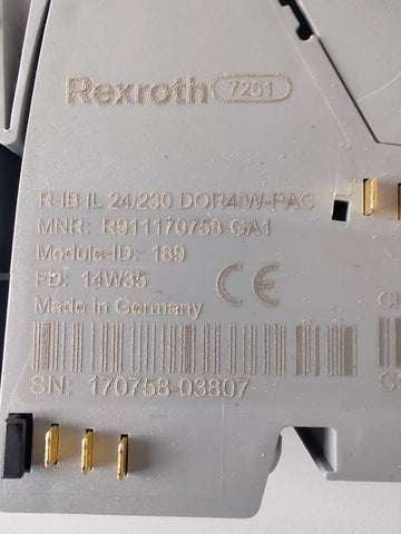 REXROTH R-IB IL 24/230 DOR4/W-PAC