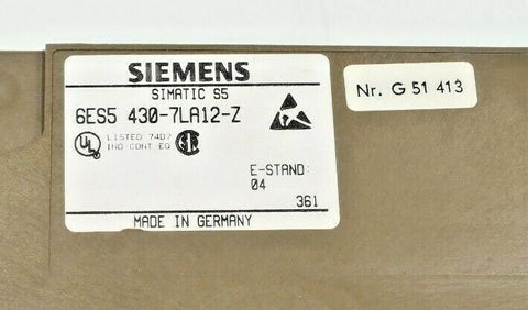 Siemens 6ES5430-7LA12-Z