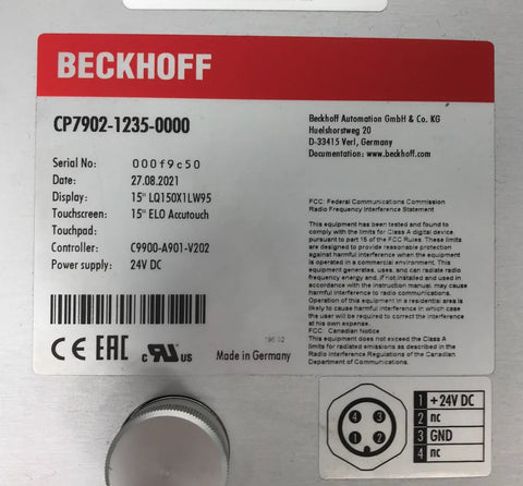 Beckhoff CP7902-1235-0000