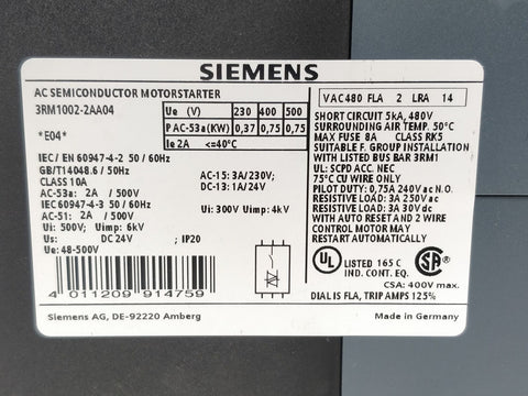 SIEMENS 3RM1002-2AA04