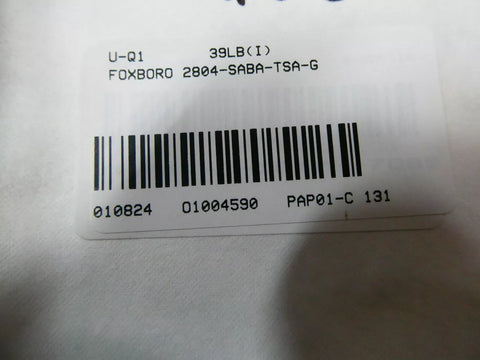 Foxboro 2802-SABA-TSA-G