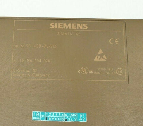 Siemens 6ES5458-7LA12