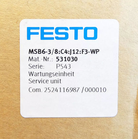 FESTO MSB6-3/8:C4:J12:F3-WP