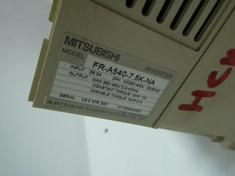 Mitsubishi FR-A540-7.5K-NA