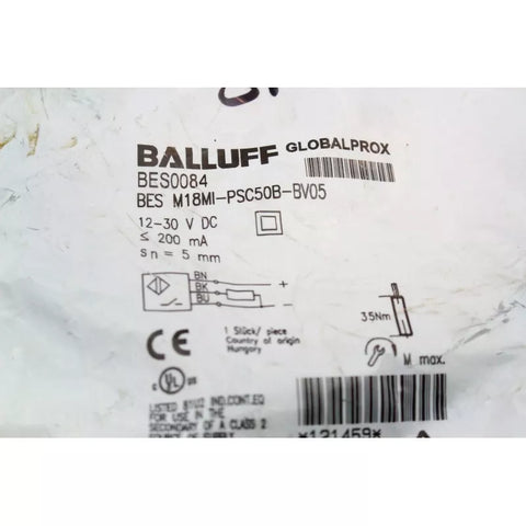 BALLUFF BES M18MI-PSC50B-BV05