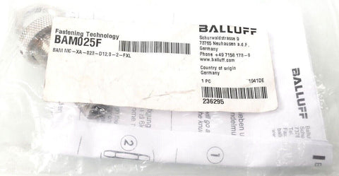 BALLUFF BAM MC-XA-023-D12,0-2-FXL