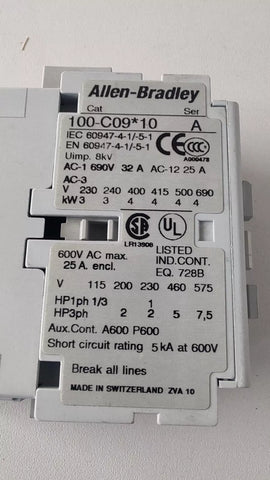 ALLEN BRADLEY 100-C0910