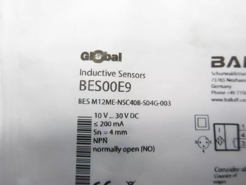 BALLUFF BESM12ME-NSC40B--S04G-003