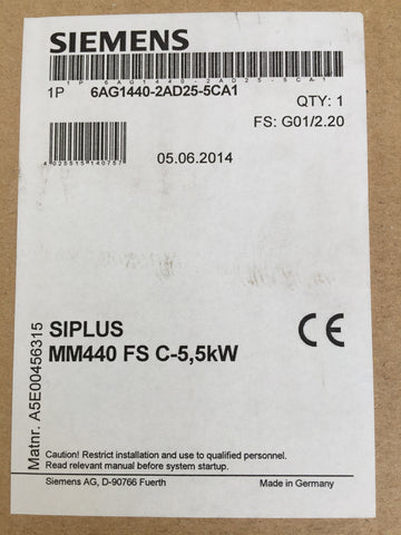 Siemens 6AG1440-2AD25-5CA1