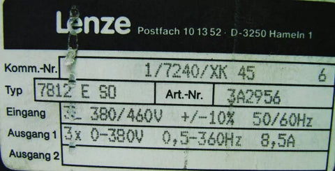 Lenze 3A2956