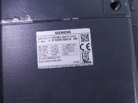 SIEMENS 1FK7083-2AH71-1CH1