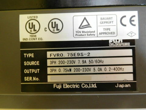 FUJI ELECTRIC FVRO 75E9S-2