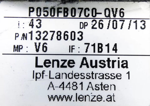 Lenze P050FB07C0-QV6