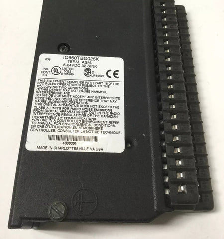 GE Fanuc IC660TBD025K