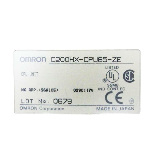 OMRON C200HX-CPU65-ZE + C200HW-COM05-EV1