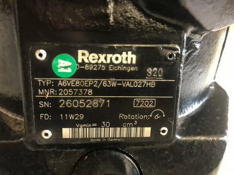 REXROTH A6VE80EP2/63W-VAL027HB