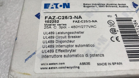 Eaton FAZ-C25/3-NA