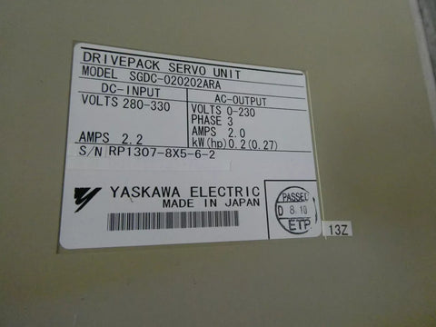 Yaskawa SGDC-020202ARA