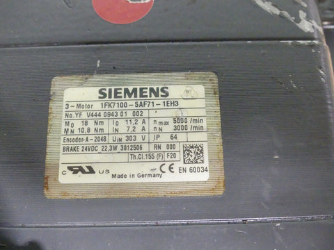 SIEMENS 1FK7100-5AF71-1EH3