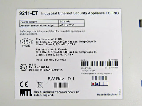 Honeywell 9211-ET