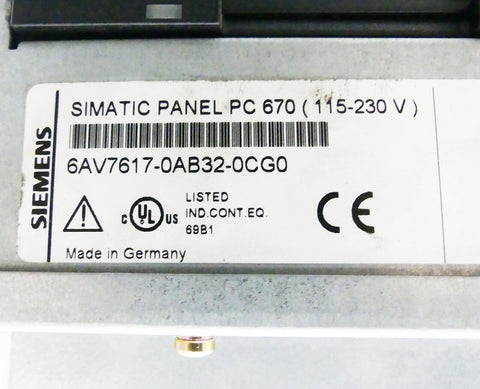 SIEMENS 6AV7617-0AB32-0CG0