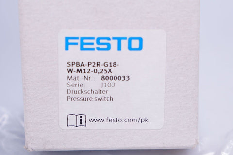 Festo SPBA-P2R-G18-W-M12-0,25X