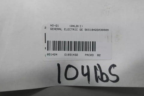 General Electric 5KS184QSA3000A