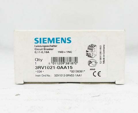 SIEMENS 3RV10210AA15