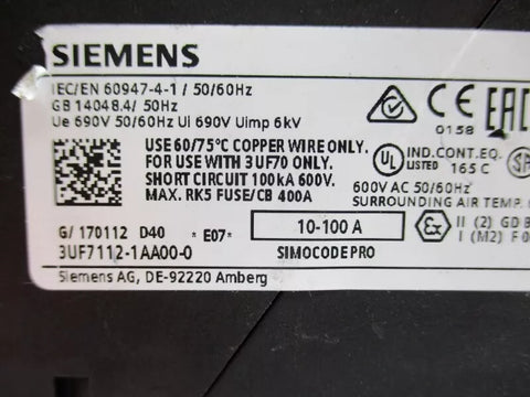 SIEMENS 3UF7112-1AA00-0