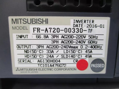 MITSUBISHI FR-A720-00330-TF