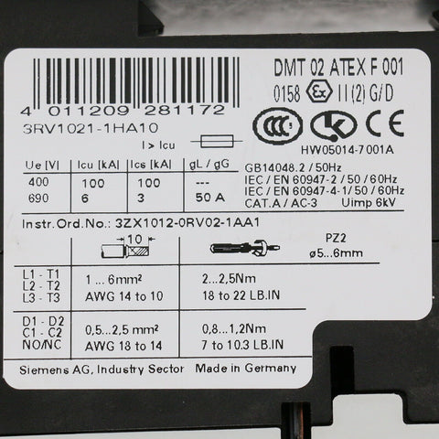 Siemens 3RV1021-1HA10