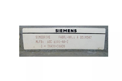 SIEMENS 6SC6-101-4A-Z