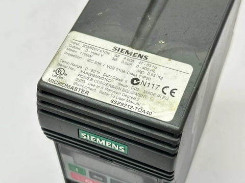 SIEMENS 6SE9-212-7DA40