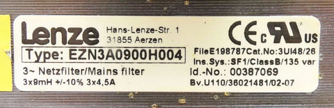 Lenze ETN3A0900H004