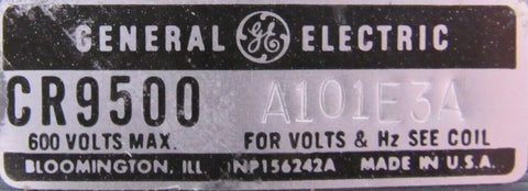 GENERAL ELECTRIC CR9500A101E3A