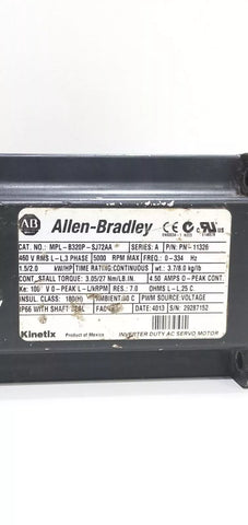 ALLEN BRADLEY MPL-B320P-SJ72AA