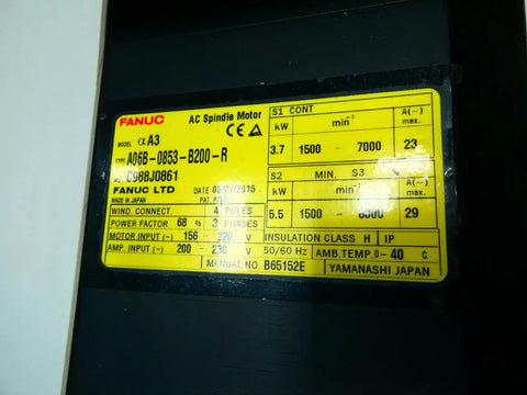 FANUC A06B-0853-B200-R