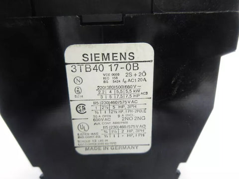 SIEMENS 3TB4017-0BB4