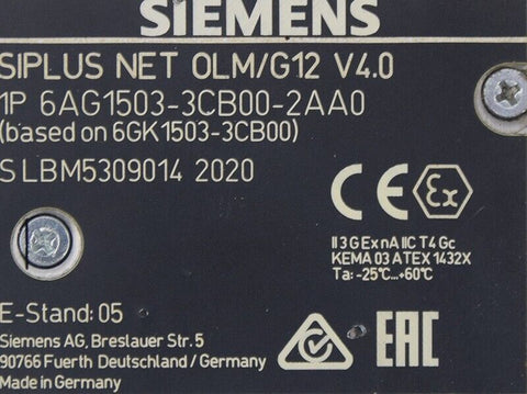 SIEMENS 6AG1503-3CB00-2AA0