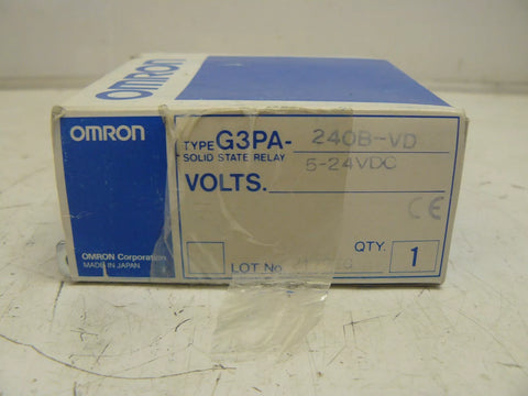 OMRON G3PA-240B-VD 5-24VDC