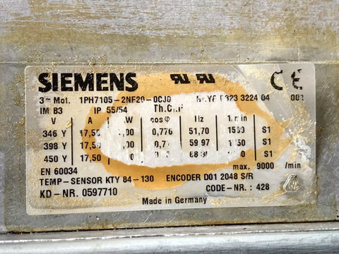 Siemens 1PH7105-2NF20- 0CJ0