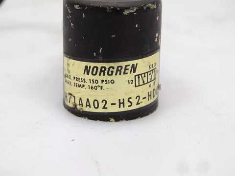 NORGREN H71AA02-HS2-HD0