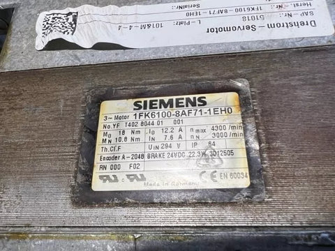 SIEMENS 1FK6100-8AF71-1EH0