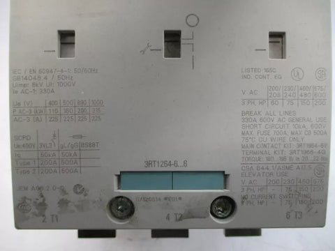 SIEMENS 3RT1264-6AU36