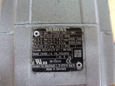 SIEMENS 1FT7044-5AK71-1NH1