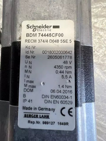 SCHNEIDER ELECTRIC BDM74445CF00