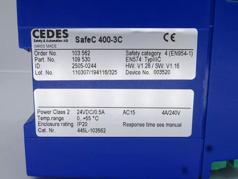 ALLEN BRADLEY SAFEC-400-3C