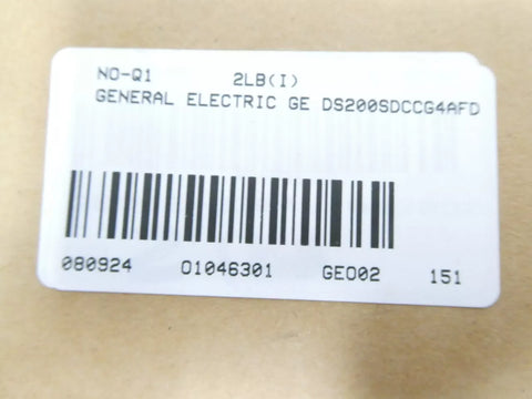 General Electric DS200SDCCG4AFD