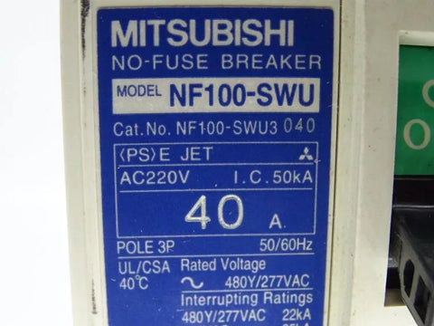 MITSUBISHI NF100-SWU40A