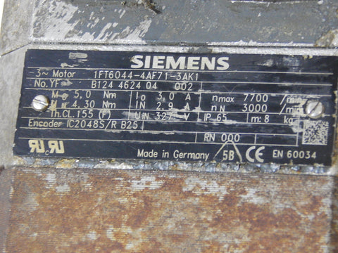 SIEMENS 1FT6044-4AF71-3AK1